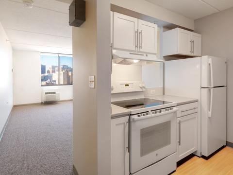 1-bedroom apartments at Quincy Tower in Boston, MA