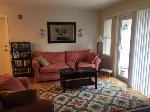 Living Room with hardwood floors